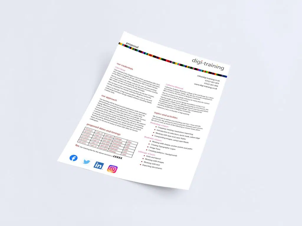 digi-training proposal